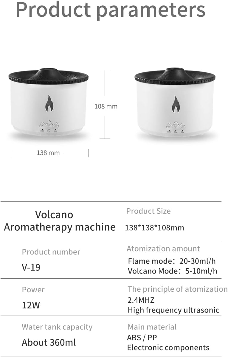 BOHOFAM V20 Essential Oil Diffuser and Humidifier 360ml
