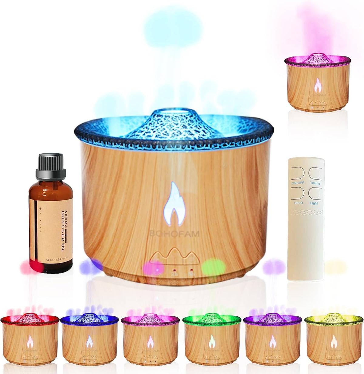BOHOFAM V20 Essential Oil Diffuser and Humidifier 360ml