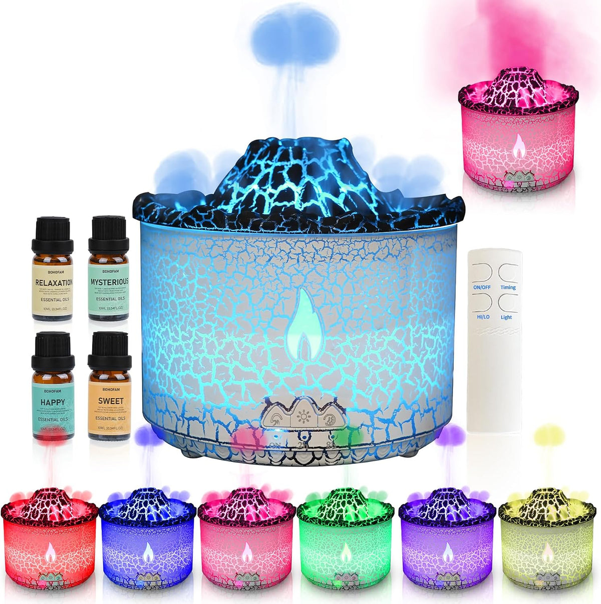 BOHOFAM V20 Essential Oil Diffuser and Humidifier 360ml